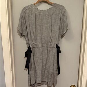 Zara Gray Textured Dress